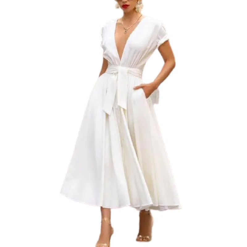 Long - Sleeved Maxi Dresses for Autumn and WinterFashionSierra - Elegant White Prom Vestidos Prom Party Evening Dress Long - Sleeved Maxi Dresses for Autumn and WinterFashionSierra - Elegant White Prom Vestidos Prom Party Evening Dress