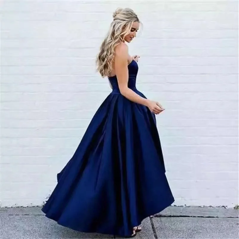 Maxi Dresses for Office - Appropriate Summer PartiesFashionSierra - Navy Blue Prom Dress Maxi Dresses for Office - Appropriate Summer PartiesFashionSierra - Navy Blue Prom Dress