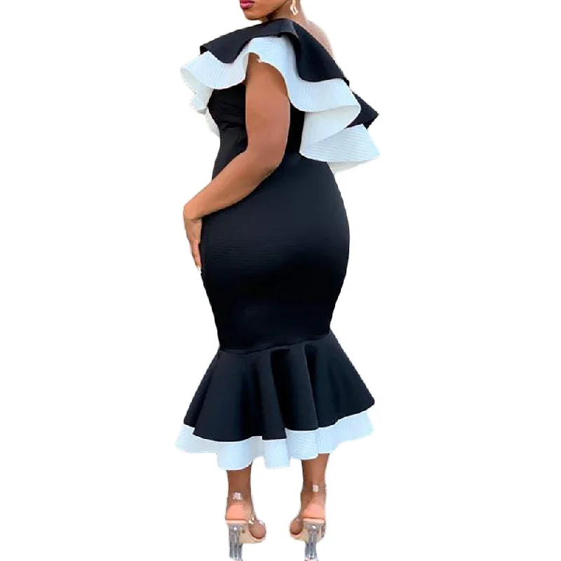 Japanese - Inspired Minimalist Maxi DressesFashionSierra - WomenClassic Fashion Ruffles Mermaid Prom Dress Japanese - Inspired Minimalist Maxi DressesFashionSierra - WomenClassic Fashion Ruffles Mermaid Prom Dress