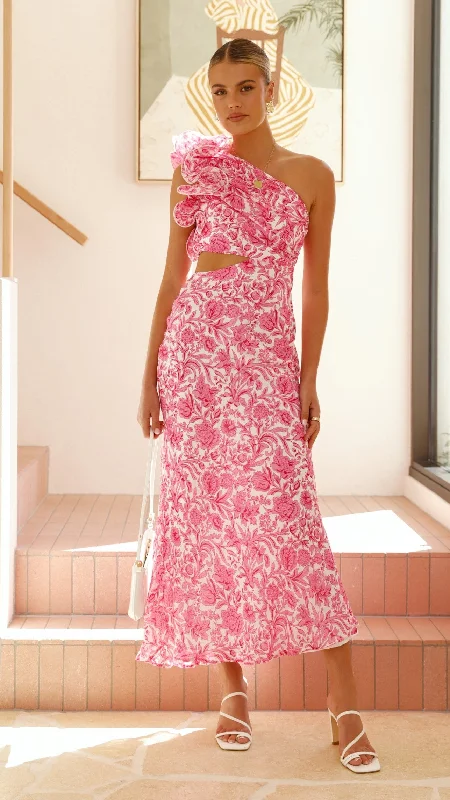 Maxi Dresses with Vintage Paisley Prints for a Retro LookAmina Maxi Dress - Pink Floral Maxi Dresses with Vintage Paisley Prints for a Retro LookAmina Maxi Dress - Pink Floral