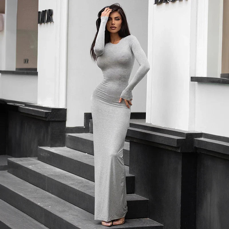 Maxi Dresses with Strap - Tie Details for a Personalized FitSquare Knitted Cotton Long Mermaid Full Sleeve Stretch Basic Bodycon Fishtail Robe Sexy Maxi Dress Maxi Dresses with Strap - Tie Details for a Personalized FitSquare Knitted Cotton Long Mermaid Full Sleeve Stretch Basic Bodycon Fishtail Robe Sexy Maxi Dress