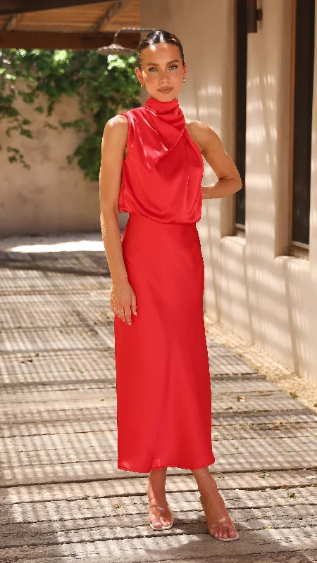 Maxi Dresses for Business - Casual ConferencesEsther Maxi Dress - Red