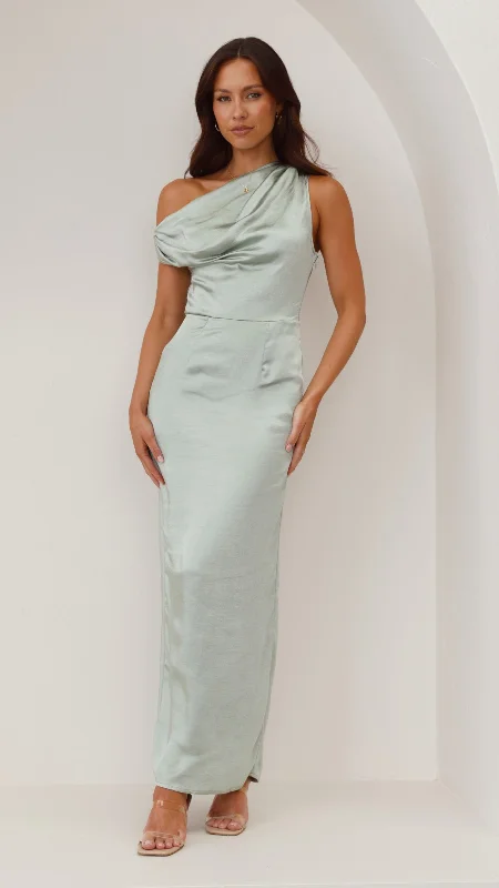 Maxi Dresses for Romantic Date NightsHarlowe Maxi Dress - Sage