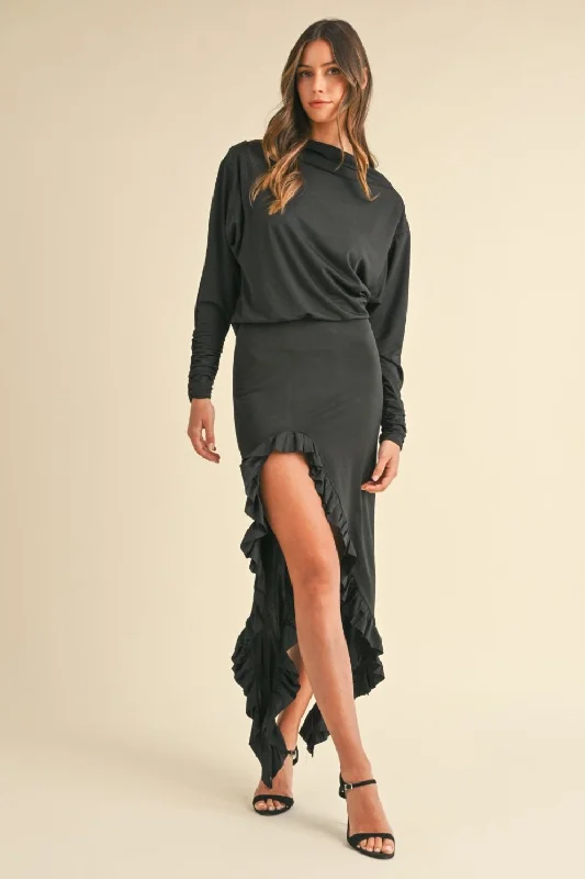 Maxi Dresses with Sequined and Beaded Embellishments for a Lavish LookMable Backless Asymmetric Ruffle Hem Dress Maxi Dresses with Sequined and Beaded Embellishments for a Lavish LookMable Backless Asymmetric Ruffle Hem Dress