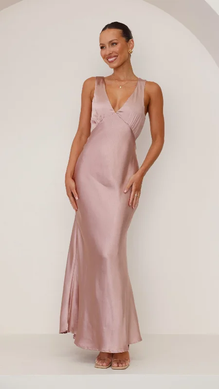 European and American - Style Simple and Elegant Maxi DressesSofia Maxi Dress - Dusty Pink European and American - Style Simple and Elegant Maxi DressesSofia Maxi Dress - Dusty Pink
