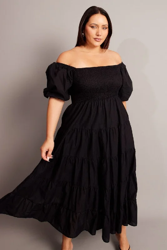 Strapless Party Dresses with Tassel Accents for Ladies' Fun and Flirty LookBlack Maxi Dress Short Sleeve Tiered Tie Back Strapless Party Dresses with Tassel Accents for Ladies' Fun and Flirty LookBlack Maxi Dress Short Sleeve Tiered Tie Back