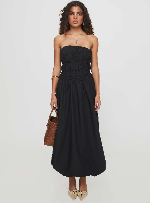Turtleneck midi dress for a sophisticated and elegant styleBrydie Bubble Hem Midi Dress Black Turtleneck midi dress for a sophisticated and elegant styleBrydie Bubble Hem Midi Dress Black