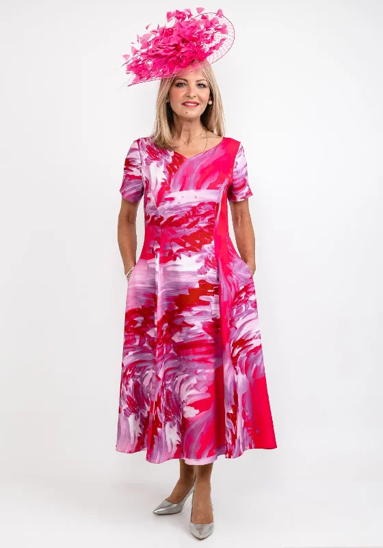 Wrap - around midi dress for a flattering and adjustable fitCoco Doll Tara Floral Midi Dress, Magneto