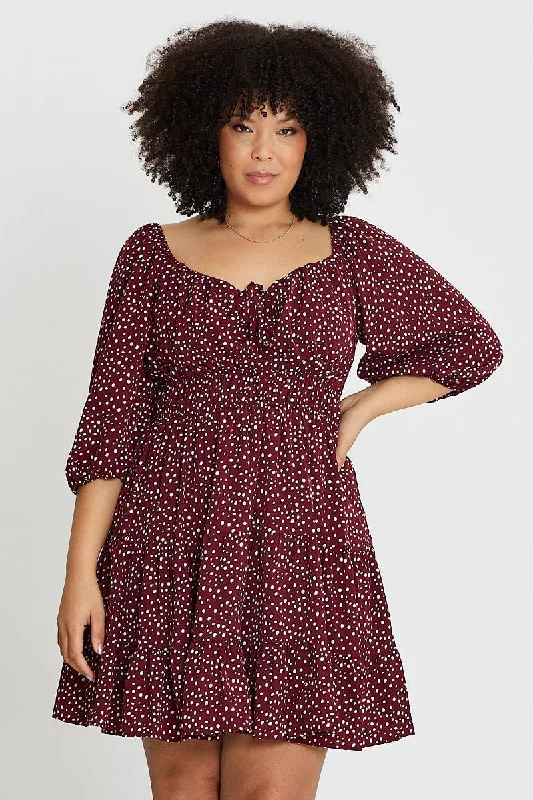 Party Dresses with Embroidered Birds and Sequined Floral Motifs and Satin and Lace Combo for Ladies' Nature Inspired and Romantic LookGeo Print Skater Dress Sweetheart Long Sleeve Tie Party Dresses with Embroidered Birds and Sequined Floral Motifs and Satin and Lace Combo for Ladies' Nature Inspired and Romantic LookGeo Print Skater Dress Sweetheart Long Sleeve Tie