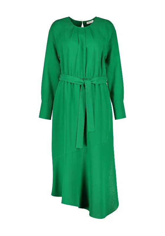 Midi dress for a music festival with a bohemian - inspired outfitGerry Weber Asymmetric Hem Midi Dress, Green
