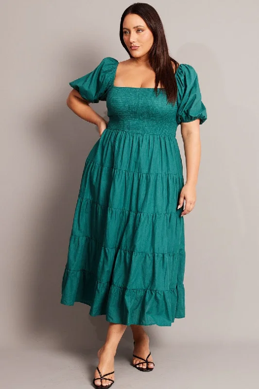 Wrap Style Party Dresses with Belt for Ladies' Comfortable and Stylish OutfitGreen Maxi Dress Short Sleeve Tiered Tie Back Wrap Style Party Dresses with Belt for Ladies' Comfortable and Stylish OutfitGreen Maxi Dress Short Sleeve Tiered Tie Back