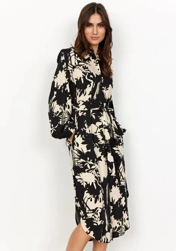 Midi dress for a dance party to show off your movesSoyaconcept Gino Midi Dress, Black Midi dress for a dance party to show off your movesSoyaconcept Gino Midi Dress, Black