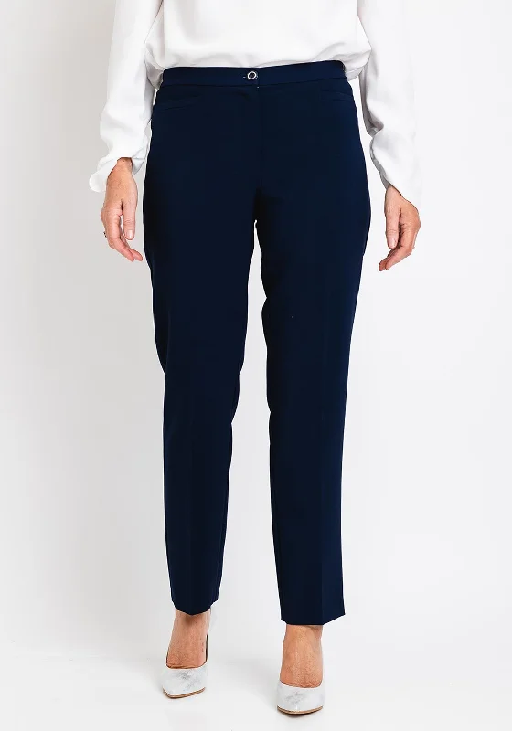 Culottes for women in a fashionable silhouetteAvalon Penny Slim Leg Trousers, Navy