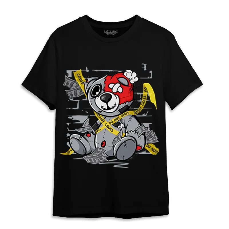 Cropped women's T - shirt to pair with high - waisted skirtsNastyJamz Bred Reimagined 4s T Shirt Match Money BER Cropped women's T - shirt to pair with high - waisted skirtsNastyJamz Bred Reimagined 4s T Shirt Match Money BER