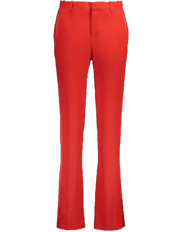 Solid color wide leg denim pants for women in a minimalist and trendy styleCady Stretch Tux Pant Solid color wide leg denim pants for women in a minimalist and trendy styleCady Stretch Tux Pant
