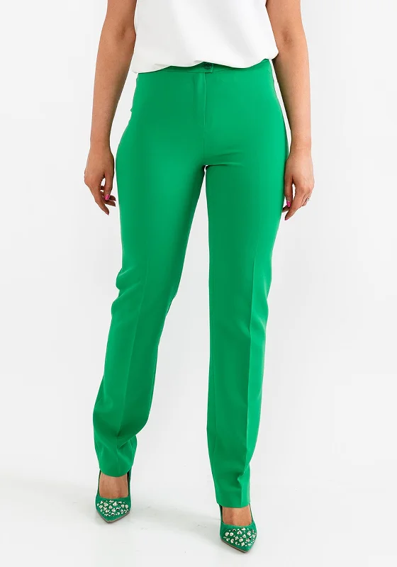 High waisted skinny pants for women in dark colorsChristina Felix Tailored Slim Leg Trousers, Green High waisted skinny pants for women in dark colorsChristina Felix Tailored Slim Leg Trousers, Green
