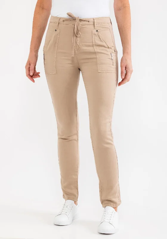 Wrinkle resistant pants for women on business tripsCostamani Causal Cargo Style Trousers, Sand Wrinkle resistant pants for women on business tripsCostamani Causal Cargo Style Trousers, Sand