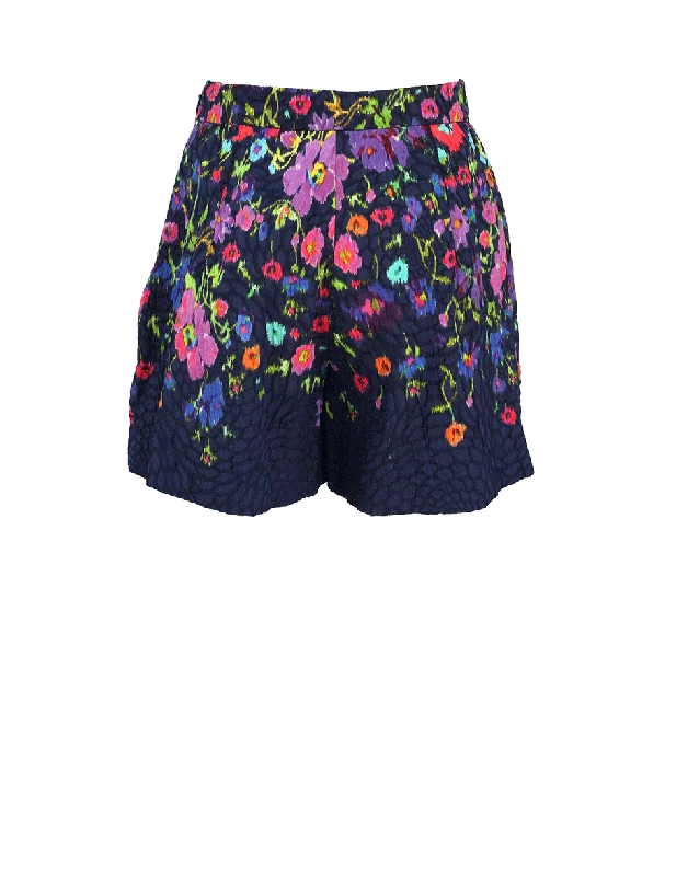 Leather look wide leg pants for women in a bold and stylish lookFloral Cloque Shorts Leather look wide leg pants for women in a bold and stylish lookFloral Cloque Shorts