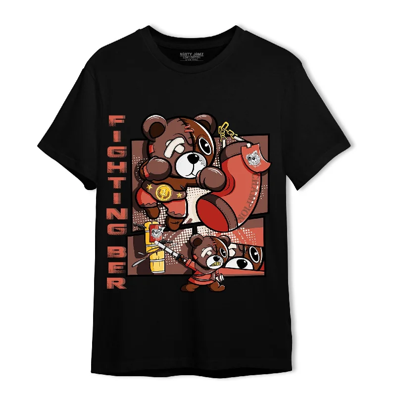 Printed women's T - shirt with animal printsNastyJamz High OG Dusted Clay 1s T Shirt Match BER Fighting Boxing Printed women's T - shirt with animal printsNastyJamz High OG Dusted Clay 1s T Shirt Match BER Fighting Boxing