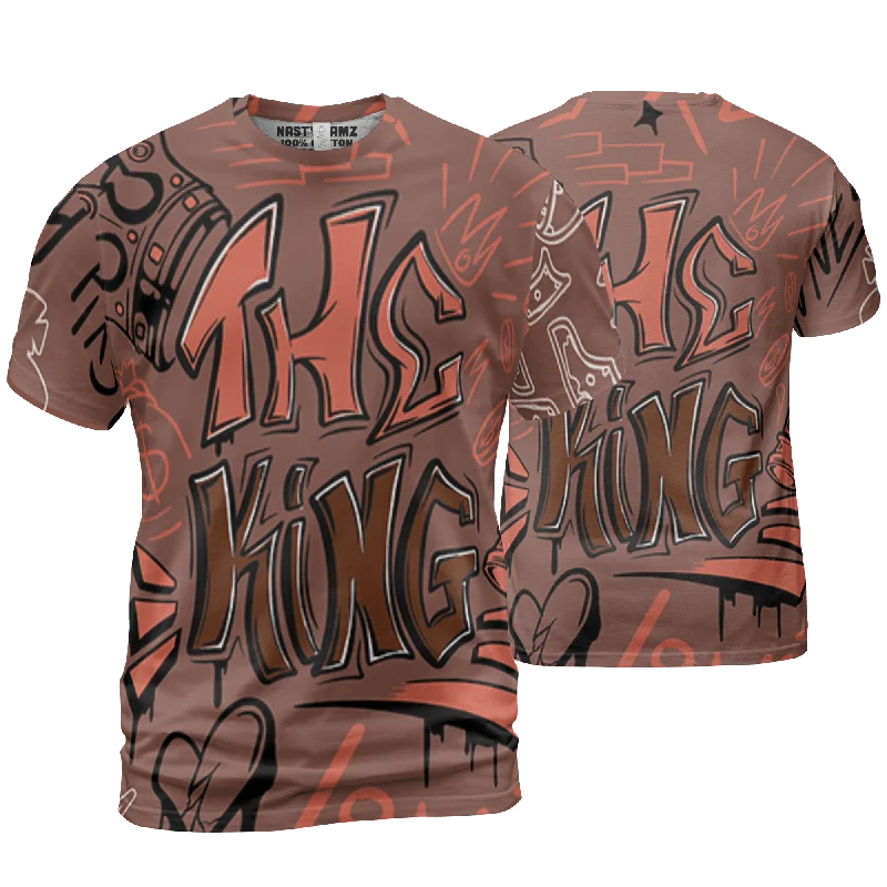 Longline women's T - shirt for a more covered - up styleNastyJamz High OG Dusted Clay 1s T Shirt Match The King 3D All-Over Print Graffiti Longline women's T - shirt for a more covered - up styleNastyJamz High OG Dusted Clay 1s T Shirt Match The King 3D All-Over Print Graffiti