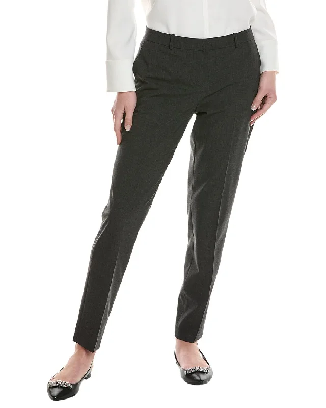 Plaid cigarette pants for women in a classic - trendy styleHugo Boss Tiluna Wool-Blend Trouser Plaid cigarette pants for women in a classic - trendy styleHugo Boss Tiluna Wool-Blend Trouser