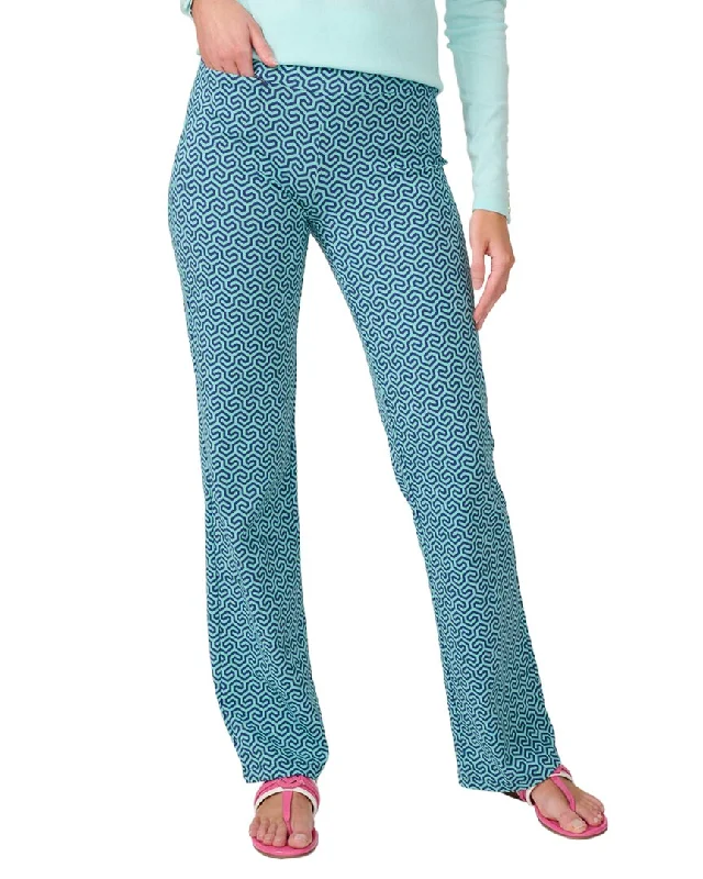 Embroidered denim wide leg pants for women in a unique and eye - catching styleJ.McLaughlin Honeycomb Carmel Pant Embroidered denim wide leg pants for women in a unique and eye - catching styleJ.McLaughlin Honeycomb Carmel Pant