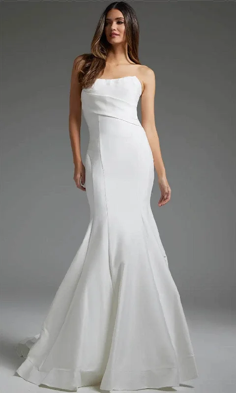 Outdoor - wedding - perfect lightweight wedding dressJovani JB24282 - Strapless Mikado Bridal Gown Outdoor - wedding - perfect lightweight wedding dressJovani JB24282 - Strapless Mikado Bridal Gown