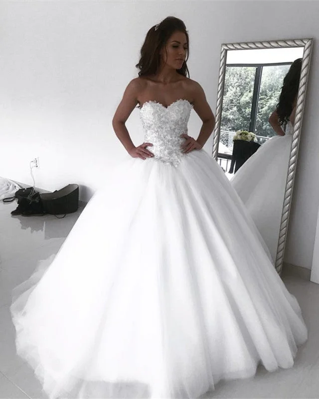 Beach - appropriate short wedding dressLace Embroidery Sweetheart Floor Length Ball Gown Wedding Dresses Beach - appropriate short wedding dressLace Embroidery Sweetheart Floor Length Ball Gown Wedding Dresses