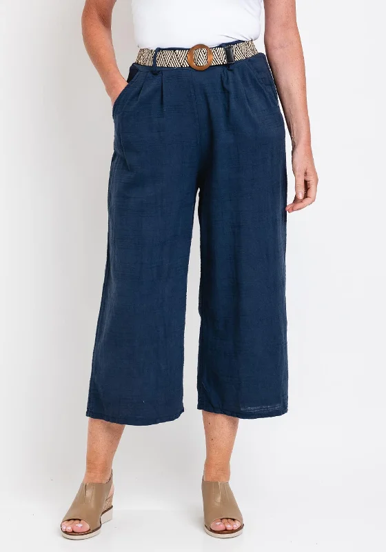 Plaid pants for women in a classic patternThe Serafina Collection One Size Wide Leg Crop Trouser, Blue Plaid pants for women in a classic patternThe Serafina Collection One Size Wide Leg Crop Trouser, Blue