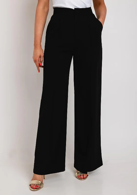 Lightweight hiking pants for women in outdoor activitiesThe Sofia Collection Wide Leg Trousers, Black Lightweight hiking pants for women in outdoor activitiesThe Sofia Collection Wide Leg Trousers, Black