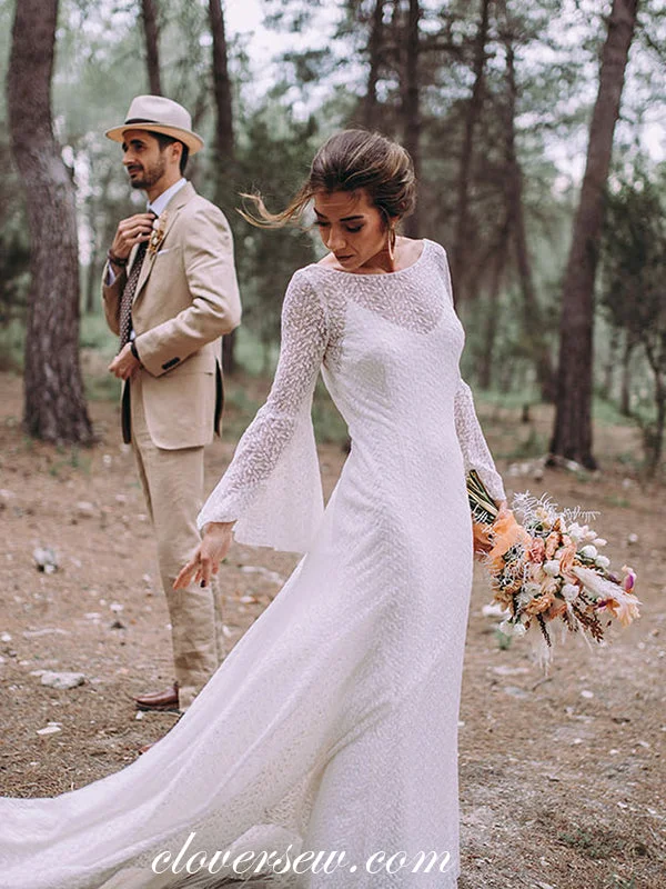Plus - size mermaid wedding dressLong Sleeves Lace Vintage Sheath With Train Wedding Dresses, CW0263 Plus - size mermaid wedding dressLong Sleeves Lace Vintage Sheath With Train Wedding Dresses, CW0263