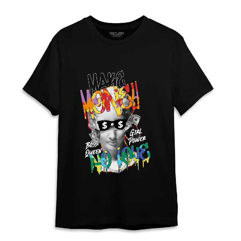 Color - blocked women's T - shirt for a bold statementNastyJamz Mid GS Six Championships 1s T Shirt Match Make Money No Love Color - blocked women's T - shirt for a bold statementNastyJamz Mid GS Six Championships 1s T Shirt Match Make Money No Love