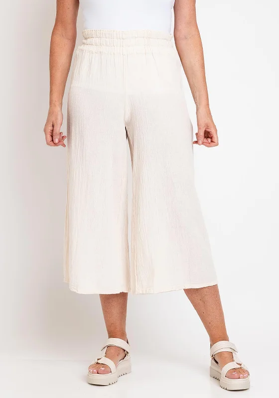 Flowy pants for women in a romantic lookOne Life Emilia Culottes, Bone
