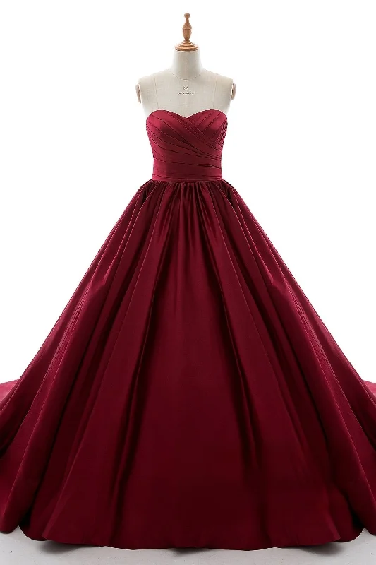 Open - back wedding dress for a sexy lookA-Line Court Train Satin Gothic Wedding Dress B14TB0040 Open - back wedding dress for a sexy lookA-Line Court Train Satin Gothic Wedding Dress B14TB0040