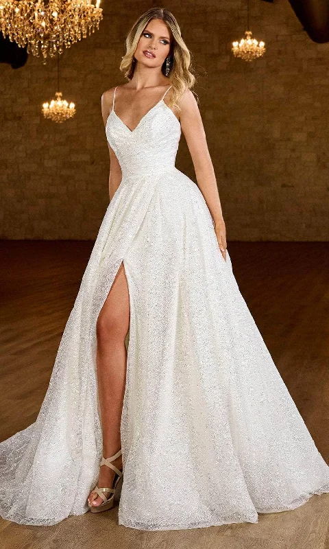 Shrug - included wedding dress for cooler weatherRachel Allan Bridal RB3200 - Surplice V-Neck Glitter Bridal Gown Shrug - included wedding dress for cooler weatherRachel Allan Bridal RB3200 - Surplice V-Neck Glitter Bridal Gown