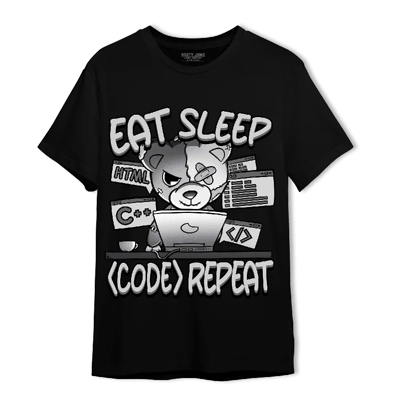 Women's T - shirt with a color - changing yarnNastyJamz Retro High OG Black White 1s T Shirt Match Eat Sleep Code BER Women's T - shirt with a color - changing yarnNastyJamz Retro High OG Black White 1s T Shirt Match Eat Sleep Code BER