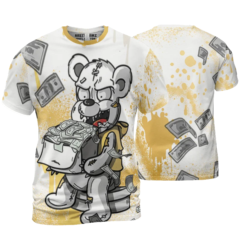 Women's T - shirt with a color - changing effect in different lightsNastyJamz Sail 4s T Shirt Match Cash Money 3D All-Over Print Splash Paint