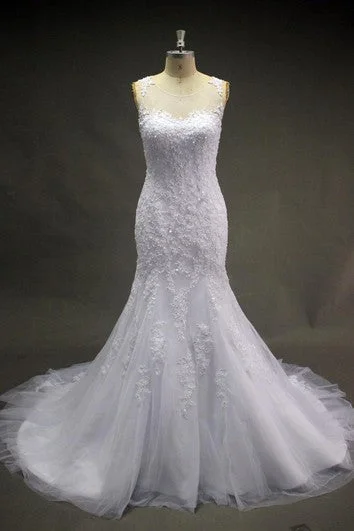 Strapless ball gown wedding dressSleeveless Scoop Neck Mermaid Lace Dress With Tulle Skirt Strapless ball gown wedding dressSleeveless Scoop Neck Mermaid Lace Dress With Tulle Skirt