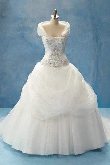 Crochet - detail bohemian wedding dressUnique Ball Gown With Lace Up Back And Beaded Bodice Crochet - detail bohemian wedding dressUnique Ball Gown With Lace Up Back And Beaded Bodice