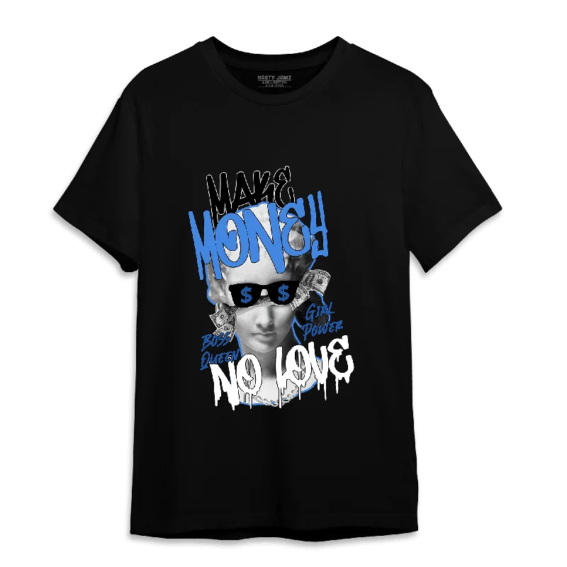 Women's oversized tunic T - shirt for a relaxed fitNastyJamz University Blue Toe 1s T Shirt Match Make Money No Love Women's oversized tunic T - shirt for a relaxed fitNastyJamz University Blue Toe 1s T Shirt Match Make Money No Love
