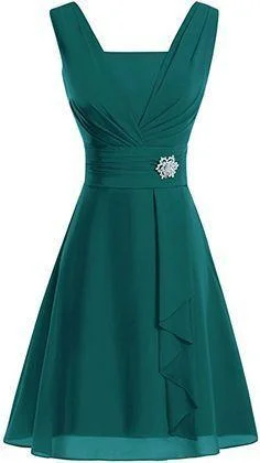 Bridal couture wedding dress by famous designerV Neck Knee-Length Chiffon Mother Of The Bride Dresses , Charming Prom Dress cg22795 Bridal couture wedding dress by famous designerV Neck Knee-Length Chiffon Mother Of The Bride Dresses , Charming Prom Dress cg22795