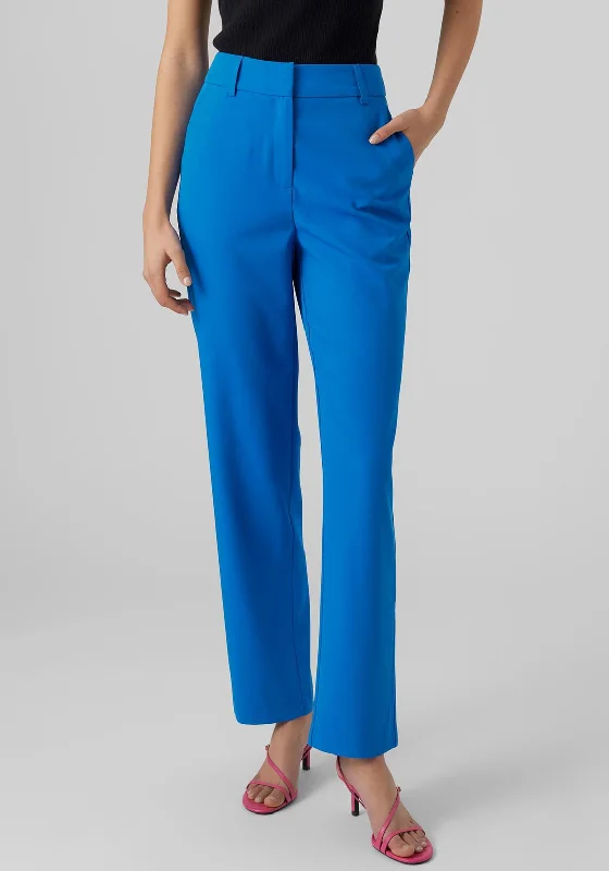 Lightweight track pants for women in sportsVero Moda Zelda Straight Leg Trousers, Skydiver Lightweight track pants for women in sportsVero Moda Zelda Straight Leg Trousers, Skydiver