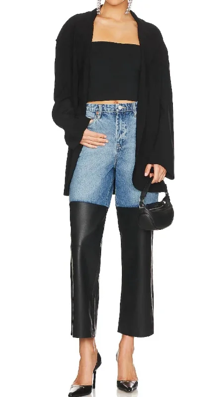 Sequined palazzo pants for women in a glamorous and party - ready styleWide Leg Pant In Blue Lights In Black Sequined palazzo pants for women in a glamorous and party - ready styleWide Leg Pant In Blue Lights In Black