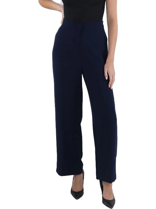 Linen blend cigarette pants for women in a breezy and modern styleWomens Texured Pintuck Straight Leg Pants Linen blend cigarette pants for women in a breezy and modern styleWomens Texured Pintuck Straight Leg Pants