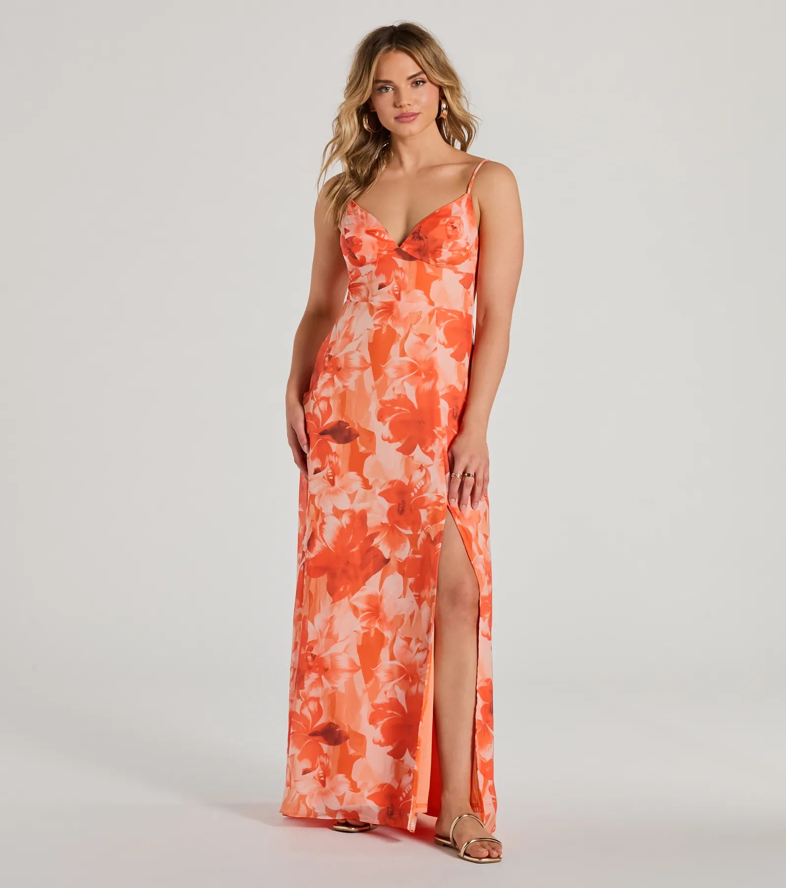 Dresses with Sequined Hearts and Ruffled Hem and Satin and Lace Combo and Bow at the Waist for Ladies' Romantic and Sweet LookBeauty So Unique Lace-Up Floral Chiffon Maxi Dress Dresses with Sequined Hearts and Ruffled Hem and Satin and Lace Combo and Bow at the Waist for Ladies' Romantic and Sweet LookBeauty So Unique Lace-Up Floral Chiffon Maxi Dress