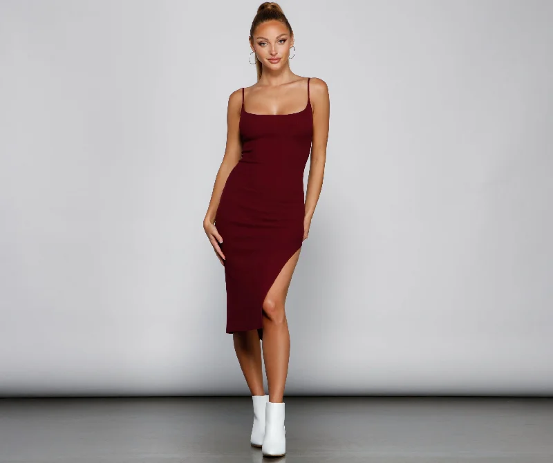 Vintage Inspired Tea Length Dresses for Ladies with Ruffled CollarChic And Seamless Midi Sweater Dress Vintage Inspired Tea Length Dresses for Ladies with Ruffled CollarChic And Seamless Midi Sweater Dress