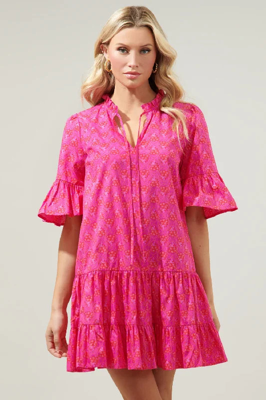 Short Dresses with Sequined Accents for Ladies' Night OutDriftwood Pitaya Auggie Bell Sleeve Shift Dress Short Dresses with Sequined Accents for Ladies' Night OutDriftwood Pitaya Auggie Bell Sleeve Shift Dress