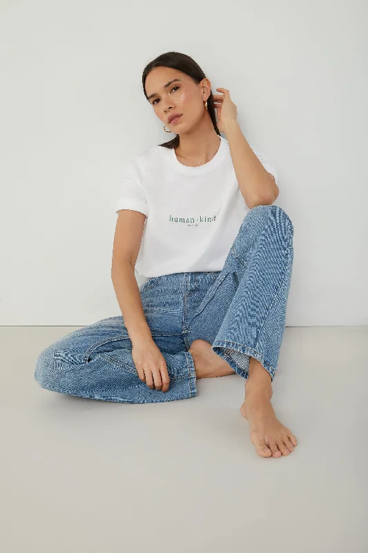 Mock neck women's T - shirt for a modern twistGRAPHIC TEE
