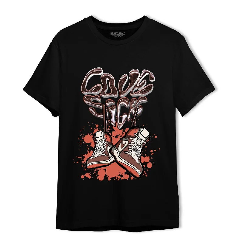 Long - sleeved women's T - shirt with a bell - sleeve designNastyJamz High OG Dusted Clay 1s T Shirt Match Sneaker Love Sick Long - sleeved women's T - shirt with a bell - sleeve designNastyJamz High OG Dusted Clay 1s T Shirt Match Sneaker Love Sick