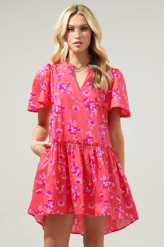Dresses with Bell Sleeves for Ladies' Playful and Feminine LookMagnolis Rhubarb Rock A By Trapeze Mini Dress Dresses with Bell Sleeves for Ladies' Playful and Feminine LookMagnolis Rhubarb Rock A By Trapeze Mini Dress